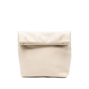 Cortana Women's Delhi S, Large Beige Leather Clutch
